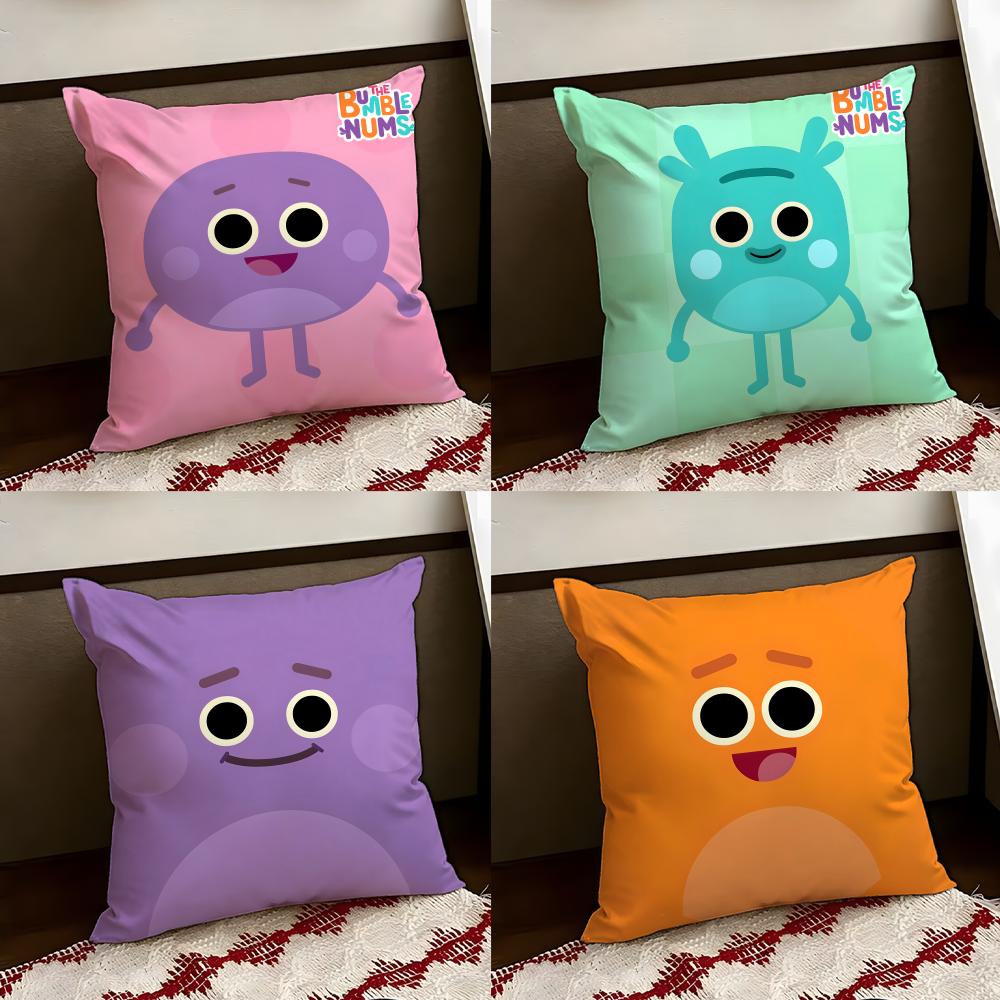 The Bumble anime NNums Cushion Cover Reversible Soft Durable Pillow Cover Home Car MultiScene Use for Daily Comfort