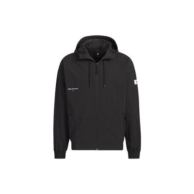 Pánská černá bunda s kapucí na volný čas Sportswear IP4980