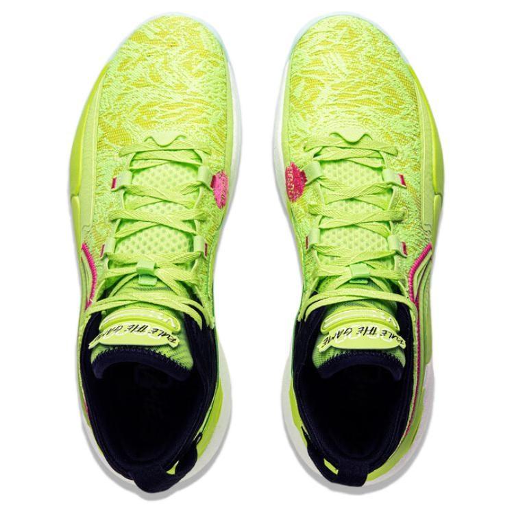 Li Ning YuShuai 18 Basketball Shoes Men's Low Top Green Black ABAU087-2