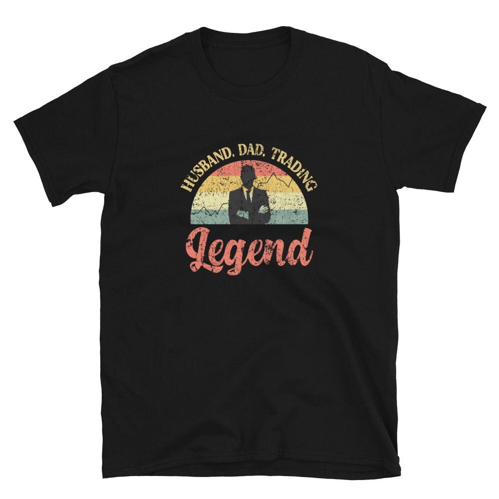 Husband Dad Legend T- Shirt Trader Gift vintage Tee M