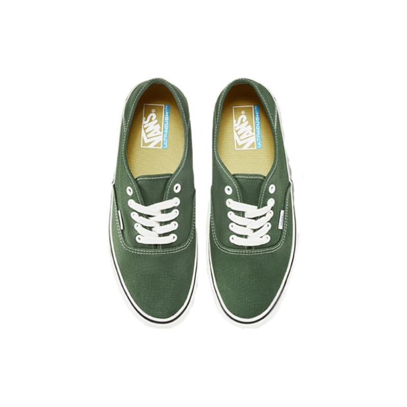 Vans Authentic Low Tops Non Slip Lightweight Skateboarding Shoes Unisex Green Vans VN0A3MU6VL9