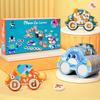 Kids Wooden Alphabet Toys Car Set For Early Education Development Cognitive