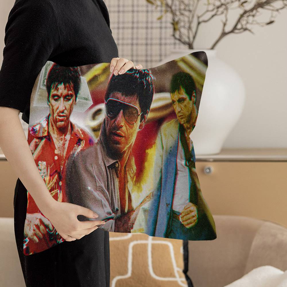 Movie S-Scarface Pillow Cover Design cushion Cover decor Holiday Decorati
