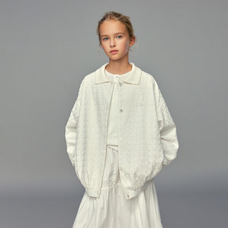 ELLE KIDS Girls  Embroidered Cotton Casual Jacket 160