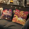 Art New Year Pillow Cushion Cover Pillowcase Living Room Sofa Home Decor Customized