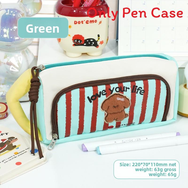 Retro Creativity Pencil Bag With Durable Composite Fabric For School And Gift