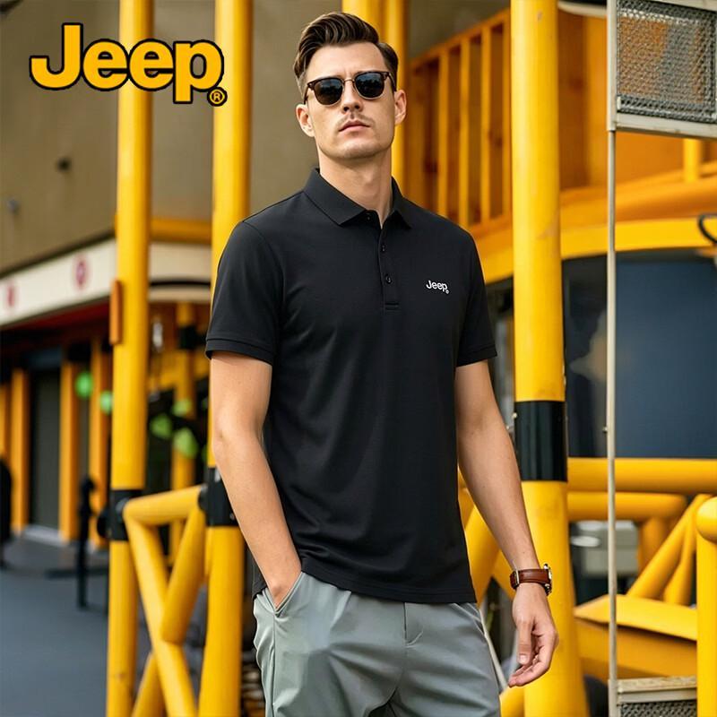 Jeep Men's Summer Casual Polo Shirt