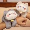 Cat Ring Clap Plush Toy Wristband Bracelet Decoration Kids Gift Cute Cartoon