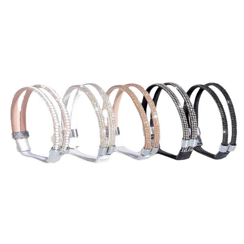 2 st Anti-slip Hälremmar Osynliga Skosnören utan Knytning för Högklackade Skor och Sandaler Justerbar Säker Passform Förhindrar att Skor Glider