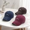 Adjustable Baseball Caps Mountain Embroidery Sunscreen Hats New Sun Headwear  Summer