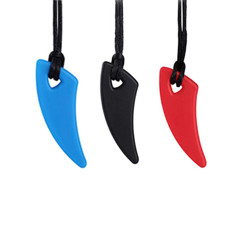 Baby Bijtketting Voedselkwaliteit Siliconen Sensorisch Kauwspeeltje Voor Kinderen Baby Autisme