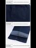 Men's High-Waist Elastic Jeans for Autumn/Winter - Loose, Deep Crotch, Casual Trousers for Middle-Aged and Elderly