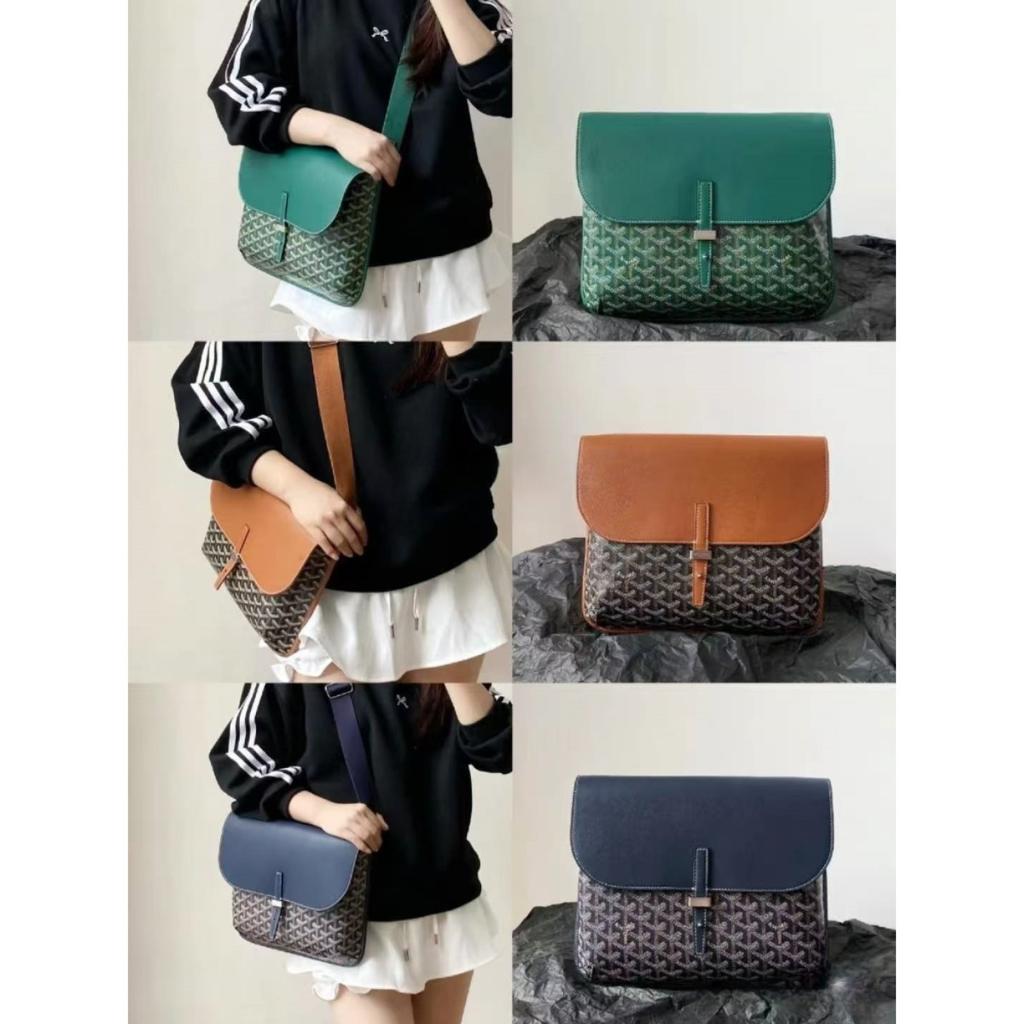 Genuine Leather Messenger Bag 32x25cm, Unisex Crossbody Sling Bag for Men & Women, Durable Shoulder Satchel for Work & Travel