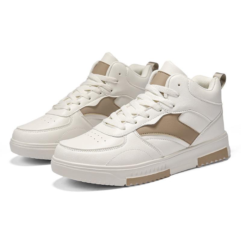 Spring new breathable mid-top shoes student versatile platform sports shoes casual board shoes cold sticky shoes