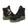 Timberland Heritage 6 Inch Waterproof Boot 'Black Nubuck With Green' A5UYWW