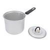 Folding Camping Pot 770ml Lightweight Portable Cooking Pot with Lid and Foldable Handle for Outdoor