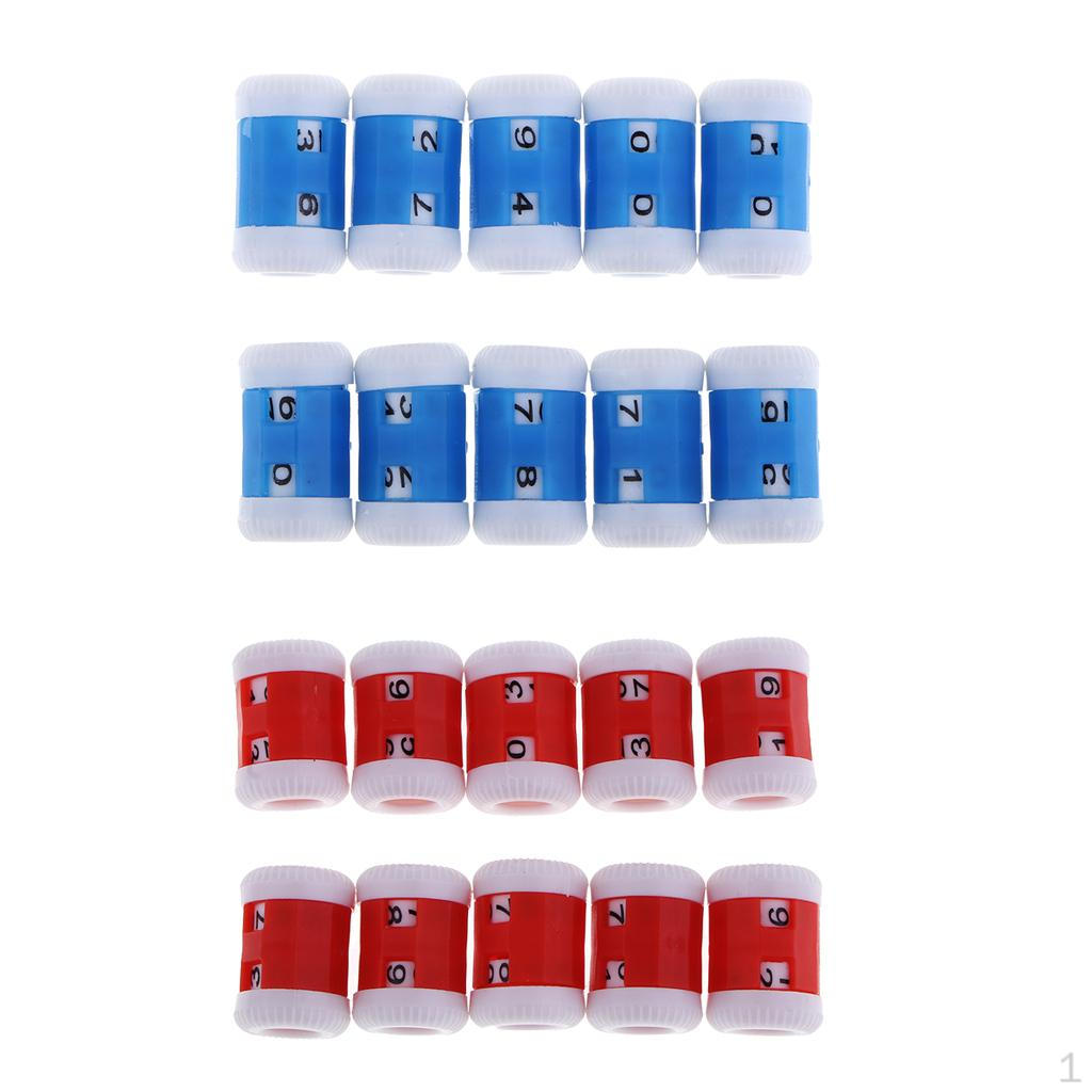 20pcs Plastic Knit Counter Knitting Crochet Stitch Marker Row Tools