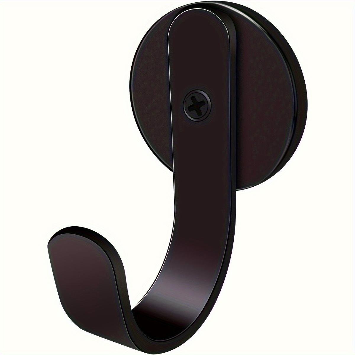 

1 шт. Магнитные крючки для крепления на дверь без сверления, Магнитная адсорбция для холодильника, Крючки для рождественского венка чёрный