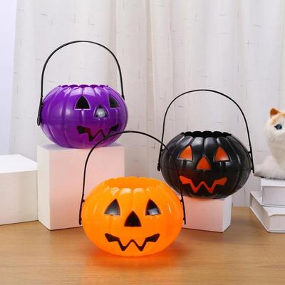 Halloween Mini Pumpkin Handheld Bucket Candy Buckets Pumpkin Candy Buckets  Costume Christmas Party