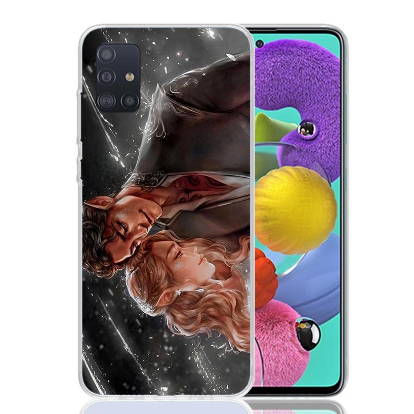 A Court Of Mist And Fury Phone Case for Samsung Galaxy A52 A51 A50S A12 A22 A32 A72 A10S A30S A31 A71 Note 20 Ultra 10 Plus S10
