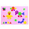 45/150pcs Foam EVA Stickers Self-Adhesive Geometry Puzzle Children Number Flower Education DIY Toy Crafts Arts Making Kids Gifts