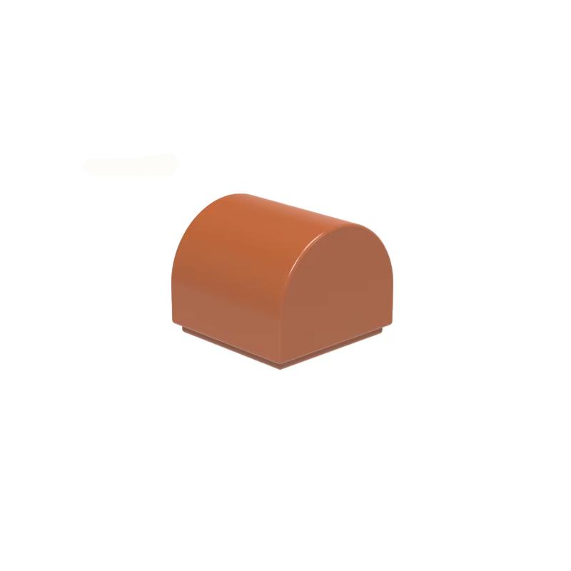 

55pcs MOC compatible 49307 glossy 1x1 curved brick small particle building blocks DIY creative construction children s toy 55pcs коричневий