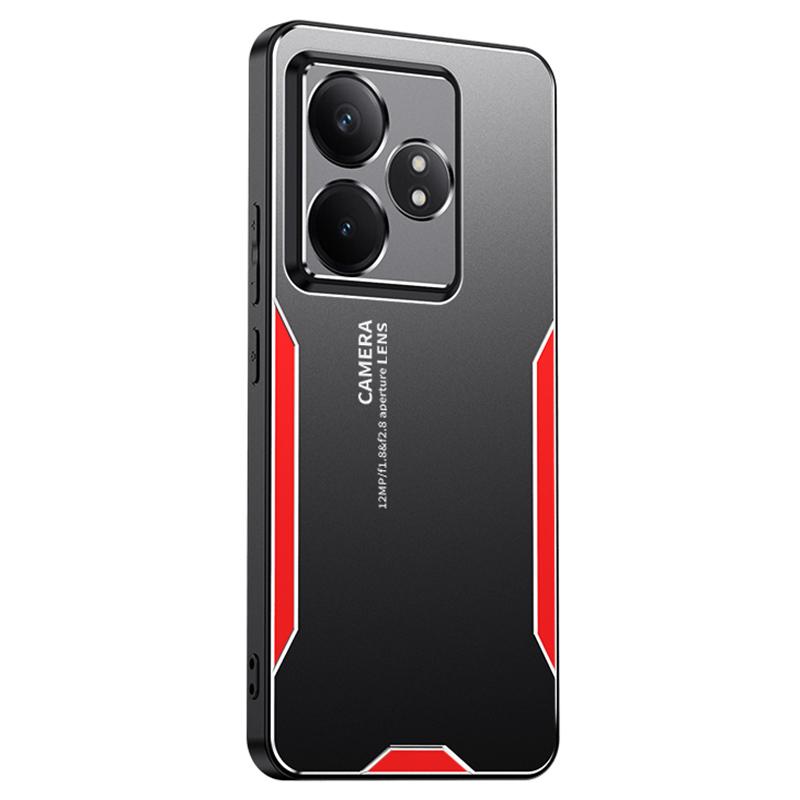 For Realme GT Neo6 SE 5G Case Aluminum Alloy+PC+TPU Anti-drop Mobile Phone Cover
