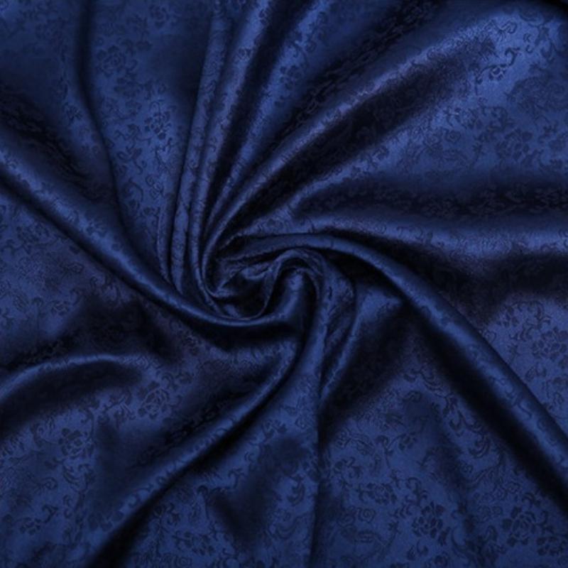 Vintage Dragon Jacquard Silk Brocade Fabric for Kung Fu Uniform Hanfu Tang Suit Traditional Chinese Clothing DIY Craft