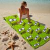 proof beach towel with a Sanrio3 pattern - soft,absorbent,quick-drying,machine washable - perfect for swimming,camping,bathing