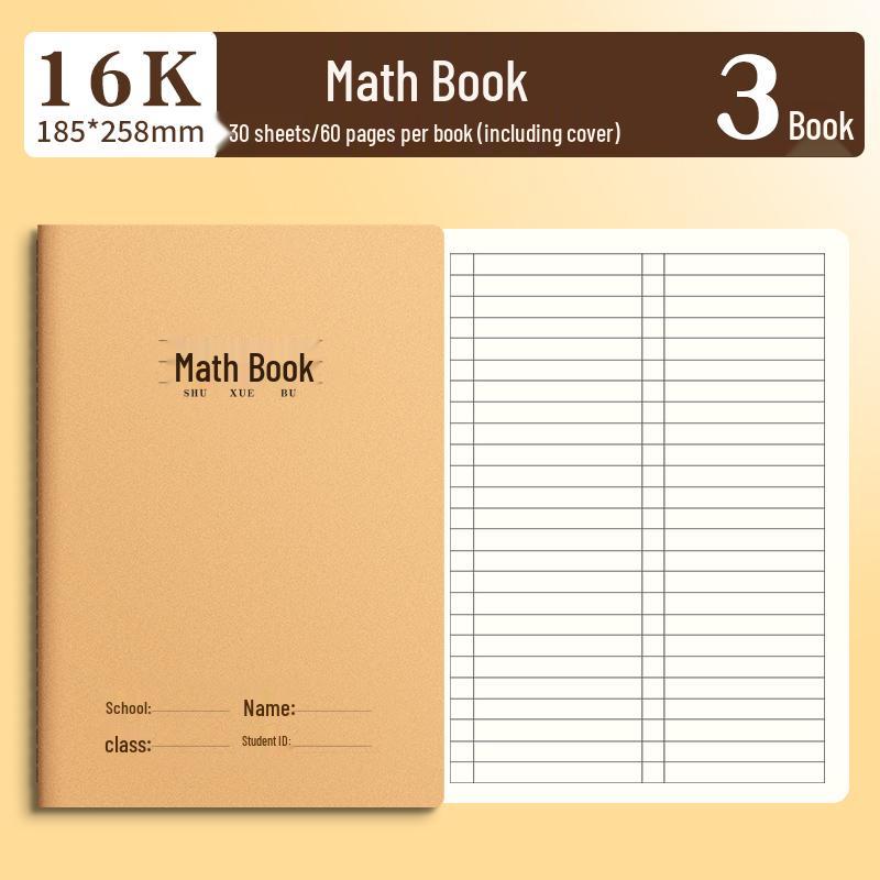 16k Language Composition Notebook - 400 Grids, Ideal for 3rd To 6th Grade Students