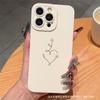 Line flower love for iPhone11/12/13/14/15promax Apple 16PROMAX mobile phone case