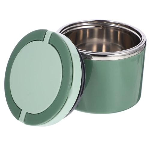 Soup Jar, Lunch Box, Summer/Winter, Large Capacity (1000ml), Leakproof, Portable, Stylish, Cute, Airtight, Stainless Steel, Lightweight, Compact, Stor