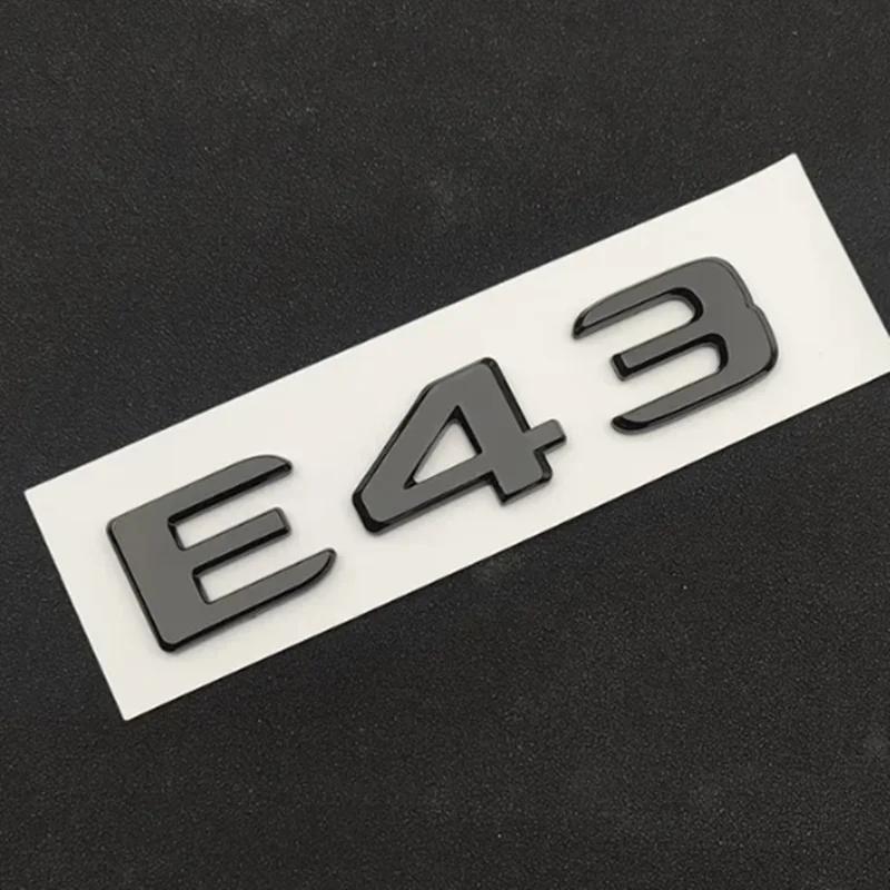 3D ABS Car Trunk Badge BITURBO 4MATIC Emblem Logo For Mercedes C43 W205 W204 E43 W213 W212 GLE43 X253 GLC43 W167 Accessories