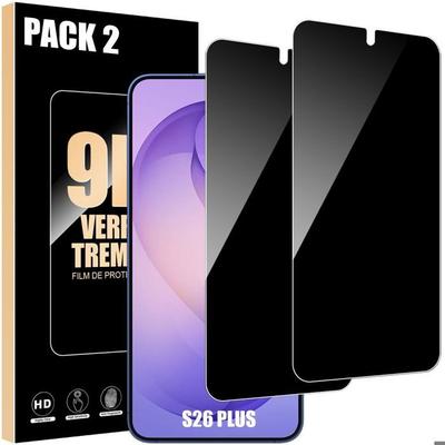 2x Tempered Glass - BOOLING - for Samsung Galaxy S26 Plus - Anti-Spy Protection Glass