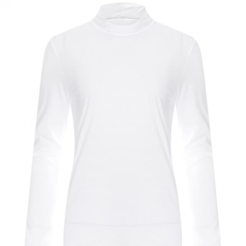 Shop Women Golf Wear Half Neck Long Sleeve T ShirT Black Sh wSh 101