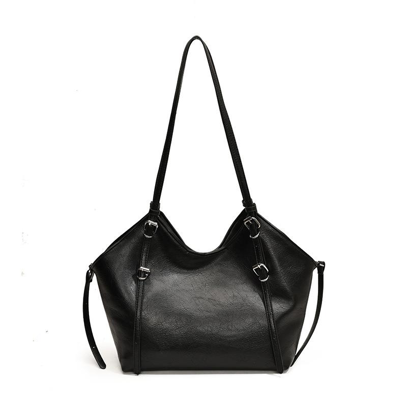 Women's bag 2025 new trendy retro commuter to work tote bag large capacity shoulder bag high sense foreign underarm bag