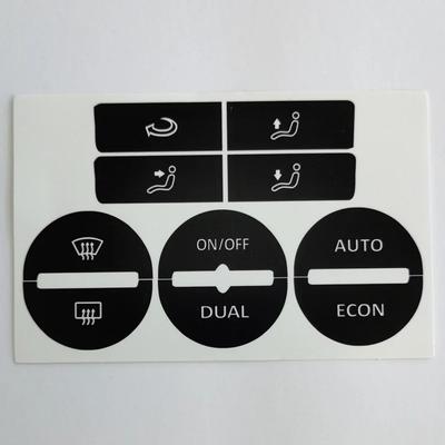 Voor GOLF Mk5 2004-2008 Voor PASSAT 2005-2010 Airconditioning AC Klimaatregeling Versleten Afbladderende Knop Reparatie Stickers PVC