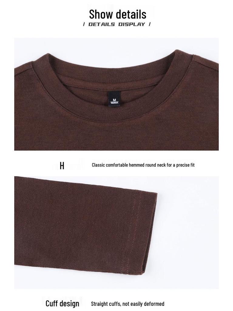 Women's White Mask Tencel Lyocell Wool Long Sleeve Slimming Base Layer Top - 2025 Autumn/Winter Collection