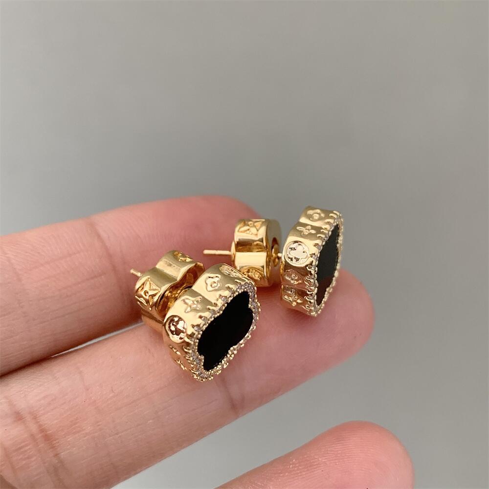 

New Four-leaf Clover Stud Earrings - Vintage Chic Luxurious Women s Earrings