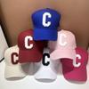 Star Tide Brand C Letter Embroidery Baseball Cap Women's Versatile Sunshade Cap Children's Autumn