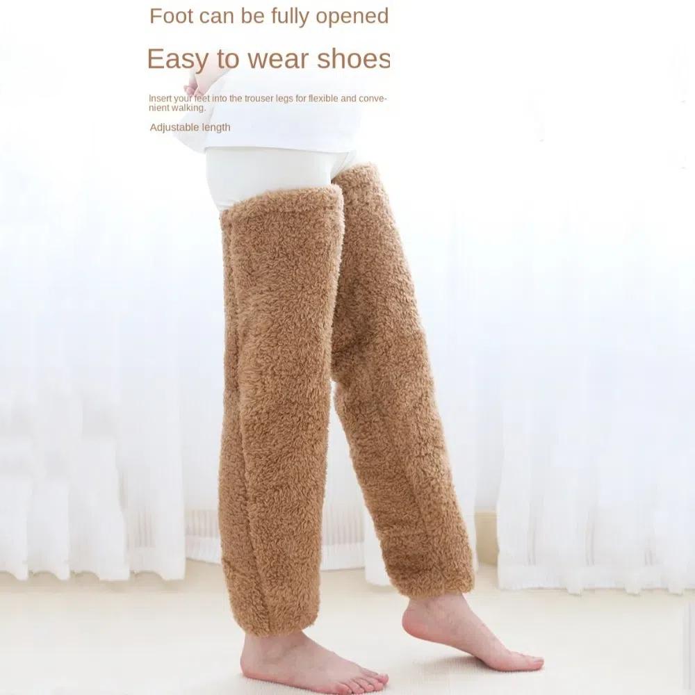 Long Thermal Floors Socks Thicken Plush Stockings Women Fashion Thigh High Socks  Sleeping Socks