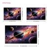 2D Artistic Outer Space Tapestry for Content Creation & Home Decor