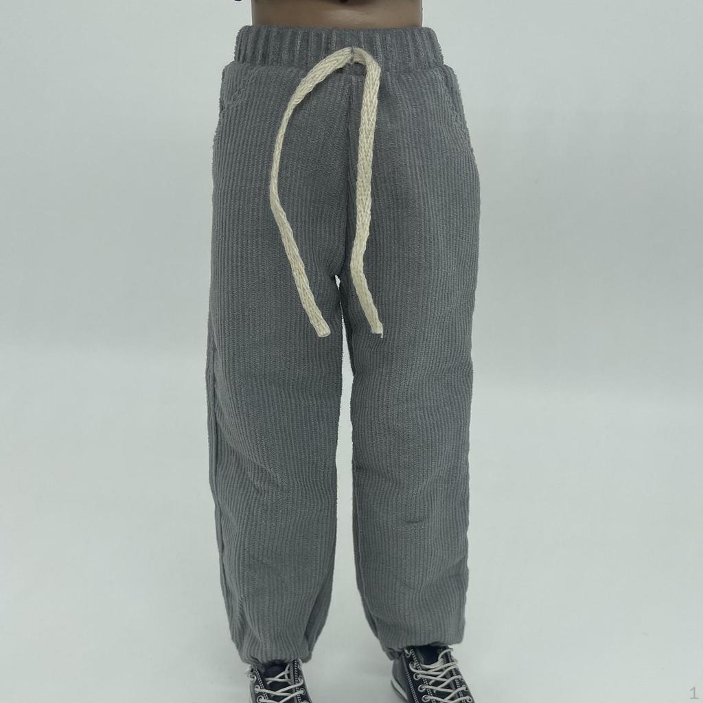 1/6 Action Figure Pant Handmade Doll Clothes Cloth Trendy Loose Long for 12in