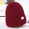 Women's Winter Thickened Warm Knitted Hat Korean Style Fashion Smiling Face Windproof Ear Protection Wool Hat