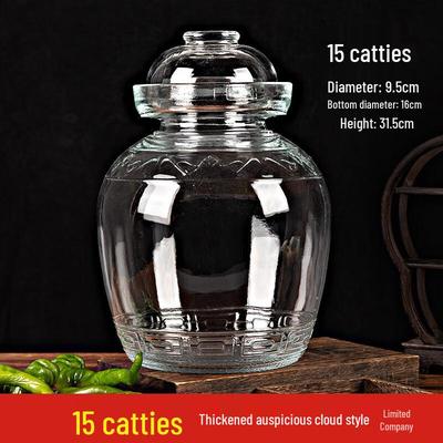 Tarro de cristal para encurtidos al estilo de Sichuan de ZISIZ