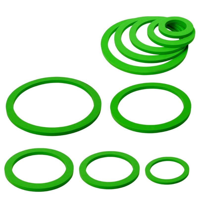 Set of 5 Water Floating Plant Holders Rings Fish Feeding Rings Square Round for FishTanks Plant Cultivation Supplies