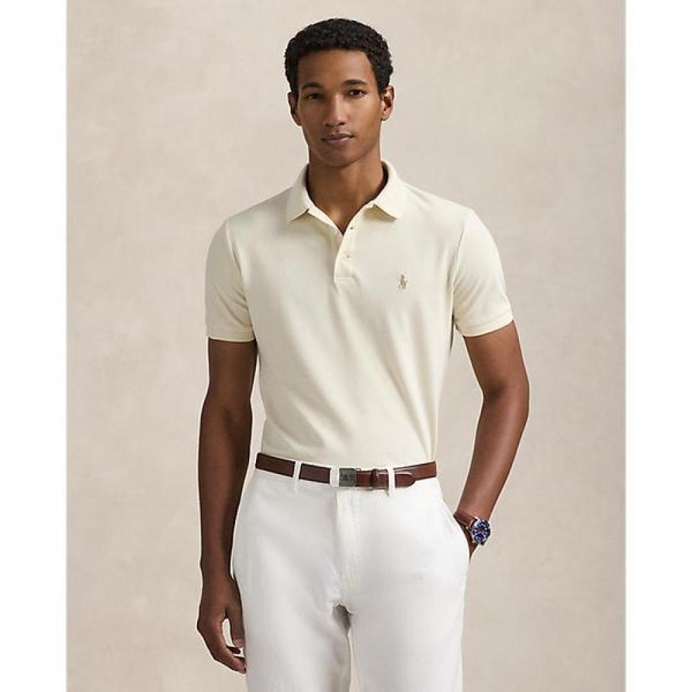 

Polo Ralph Lauren Mens Custom Slim Fit Stretch Mesh Polo Shirts Mnpokni1n823385101 M