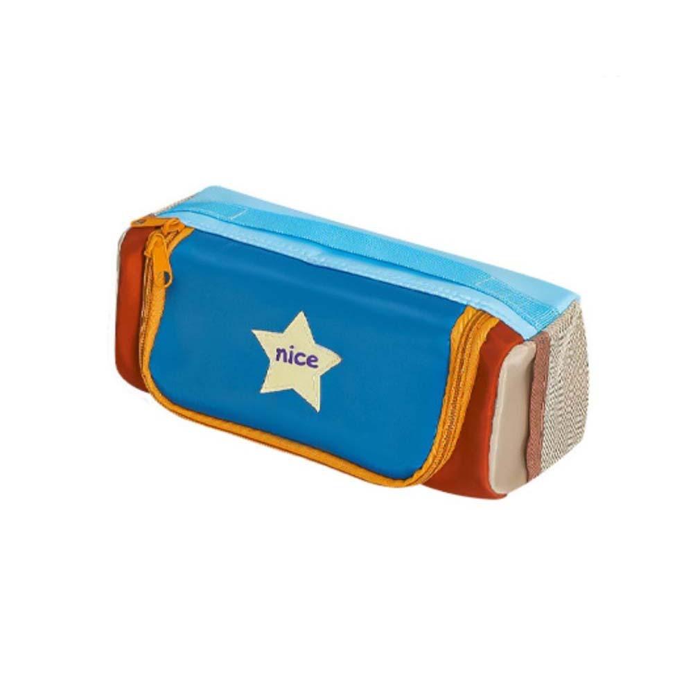 

Square Korean Star Pencil Bag Desktop Storage Stationery Storage Bag Children StyleC
