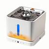 Ceramic Cat Water Fountain with Stainless Steel Circulation