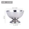Industrial Style Ramen Bowl Stainless Steel Short Footed Fruit Bowl Yogurt Ice Cream Pudding Cup Home Dessert Cups Kitchenware